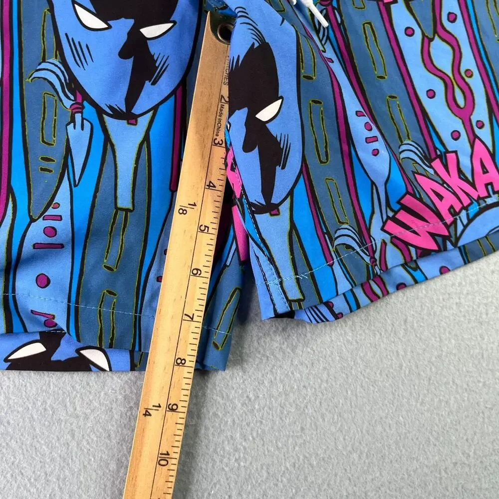 Marvel Wakanda Forever Swim Trunks Mens Lined Large Bathing Suit Mens New NWT